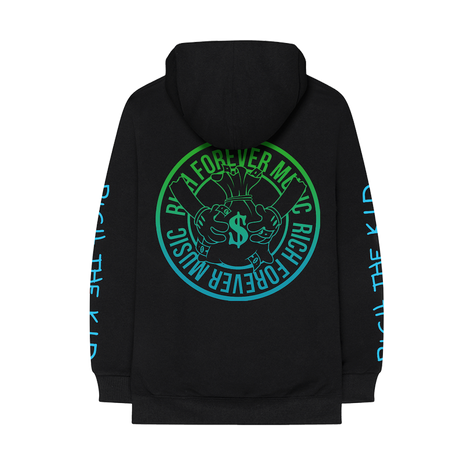 RICH FOREVER LOGO HOODIE - BACK